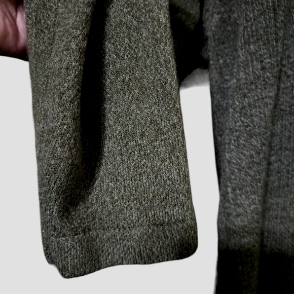 M403) Vintage Oleg Cassini Olive Green V-Neck Acrylic Pullover Sweater Size XL - Picture 3 of 7